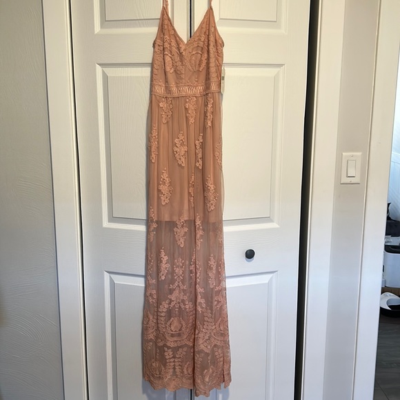Altar'd State | Dresses | New With Tags Pink Lace Maxi Dress Altard State  Boutique | Poshmark